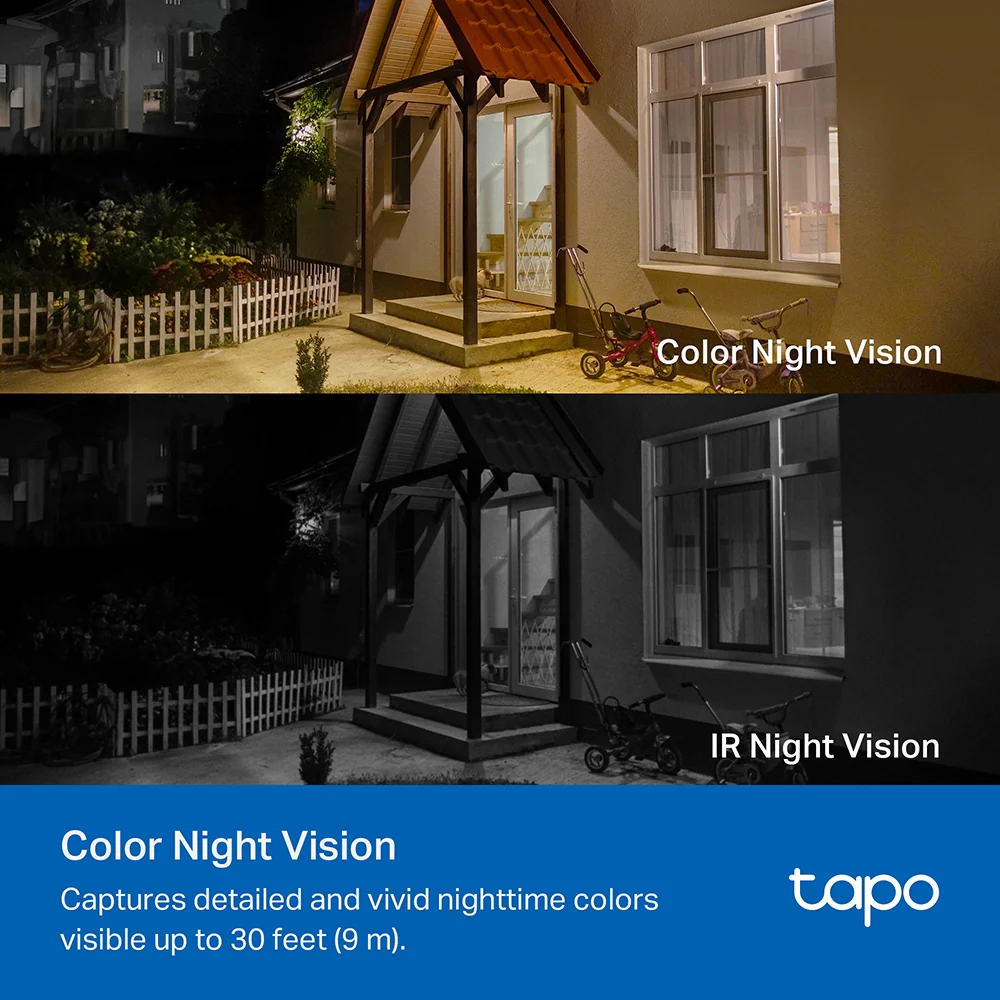 Tapo C410(2-Pack) | Battery-Powered Outdoor Security Camera, 2K 3MP, Colour Night Vision - Image 5