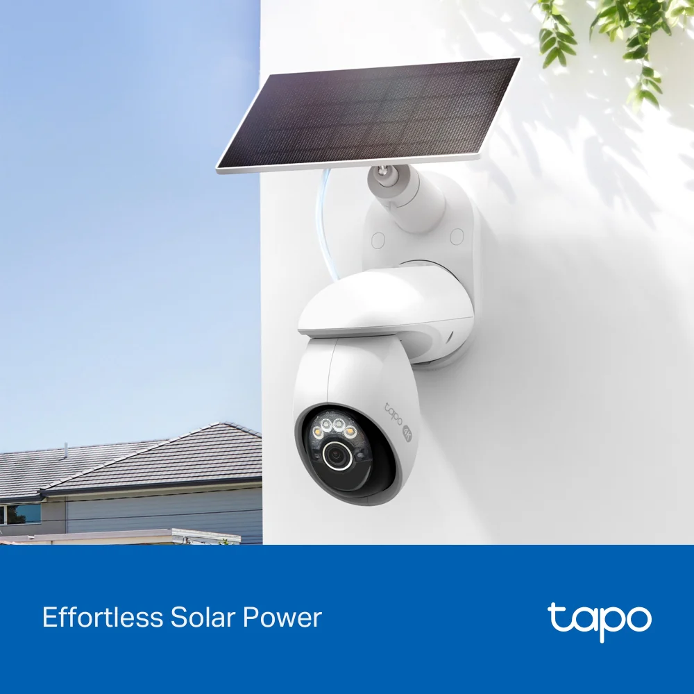 TC92 KIT | Solar Pan/Tilt Security Camera Kit, 4K 8MP, AI Tracking - Image 4