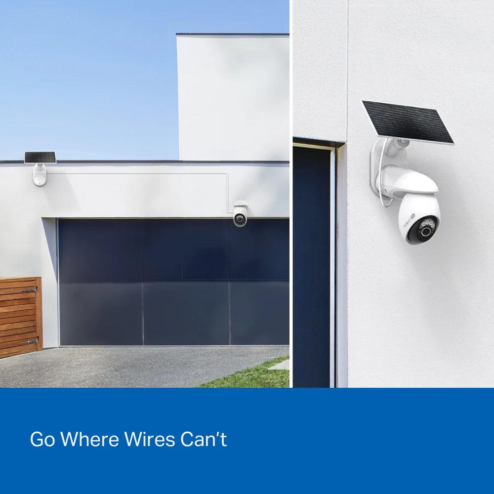 TC92 KIT | Solar Pan/Tilt Security Camera Kit, 4K 8MP, AI Tracking - Image 6