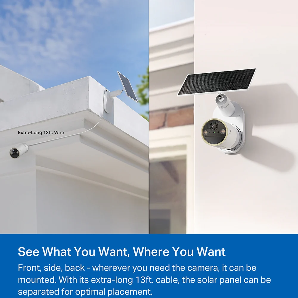 Tapo C460 Series | Solar/Battery Outdoor Camera, 4K 8MP, Free AI Detection, Starlight Colour Night Vision - Image 6