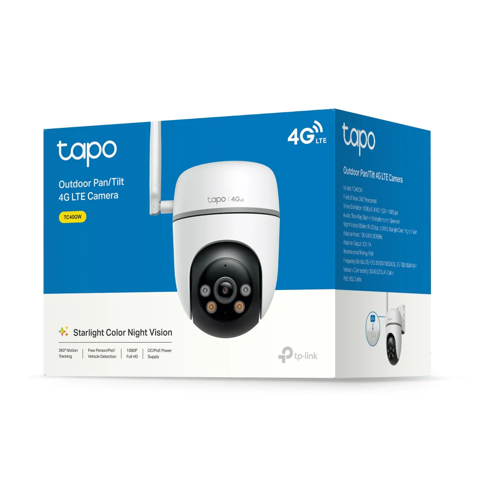TC40GW | Outdoor Pan/Tilt 4G LTE Camera, 1080P Full HD, Colour Night Vision - Image 14