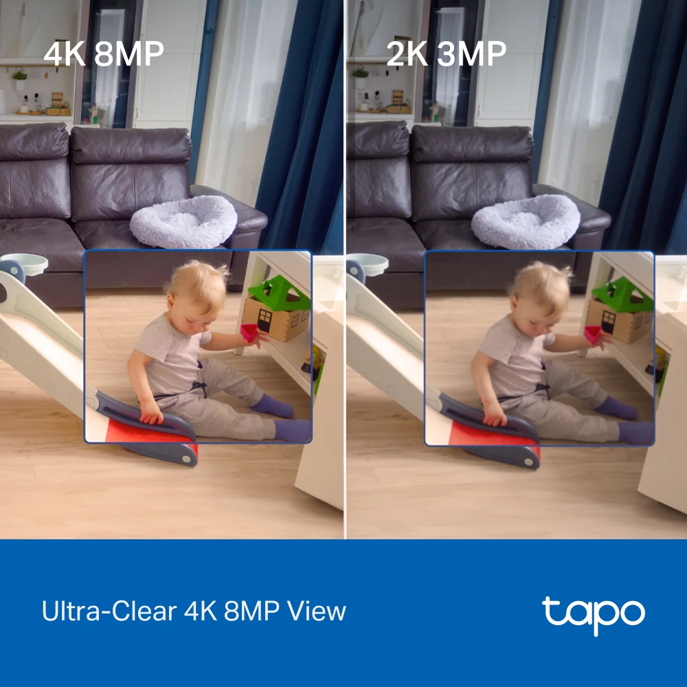 Tapo C260 | Pan/Tilt AI Home Security Wi-Fi Camera, 4K 8MP, Facial Recognition - Image 6