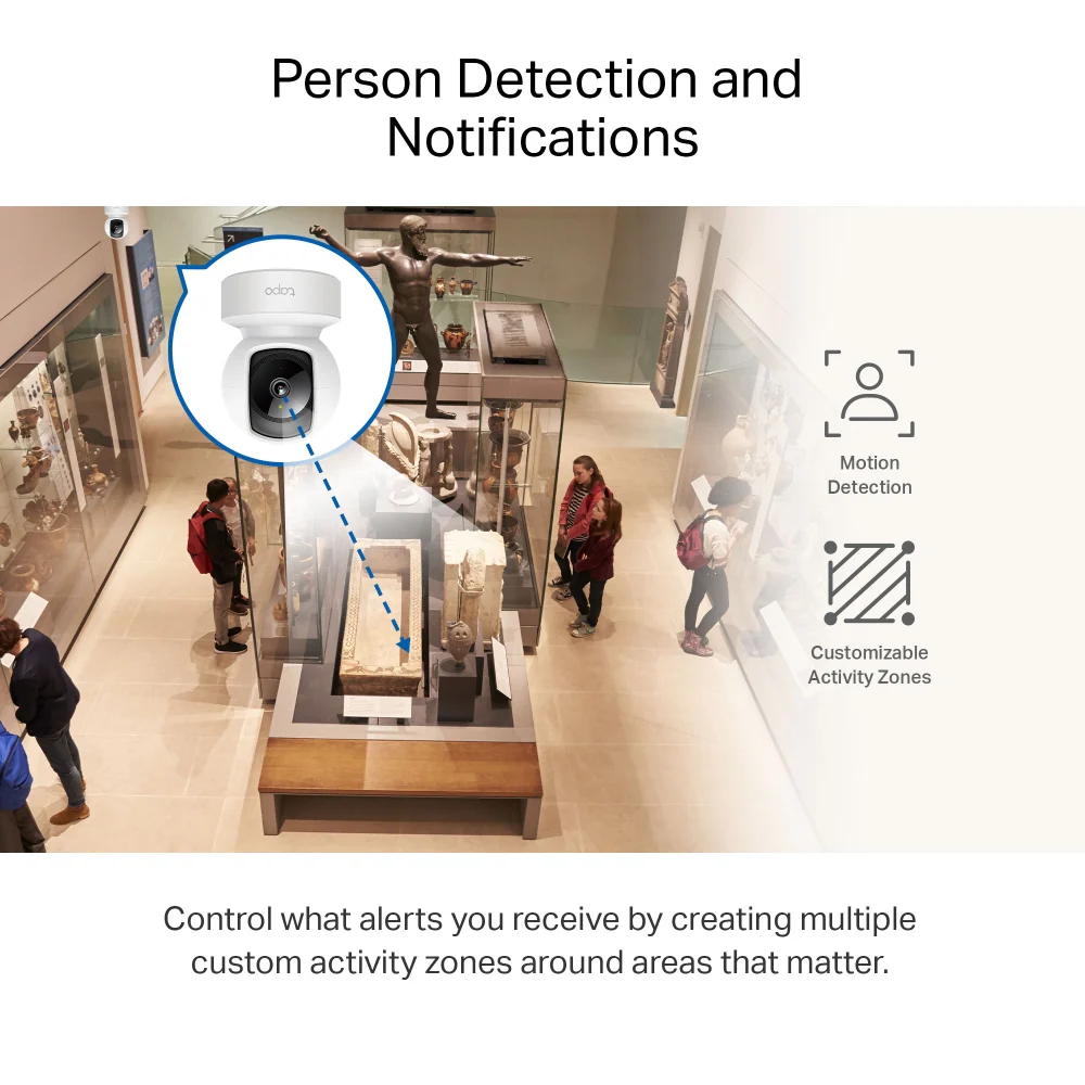 Tapo C212 | Pan/Tilt Wi-Fi Security Camera, 2K 3MP, Motion Detection - Image 2