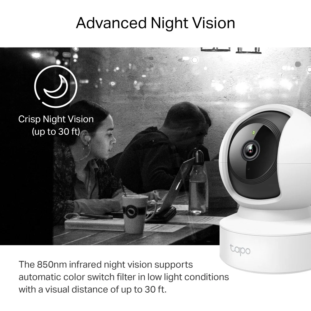 Tapo C212 | Pan/Tilt Wi-Fi Security Camera, 2K 3MP, Motion Detection - Image 4
