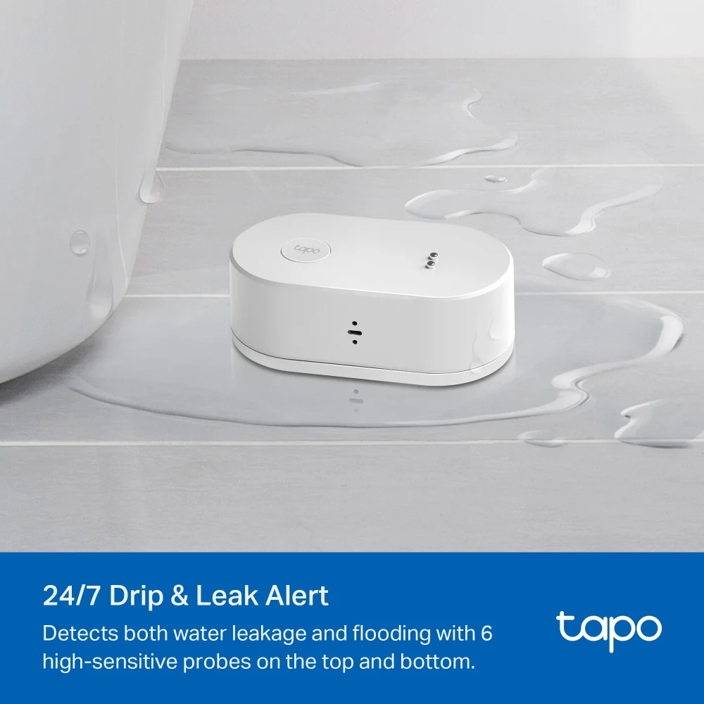 Tapo T300 | Smart Water Leak Sensor, 90dB Alarm, IP67 Waterproof - Image 4