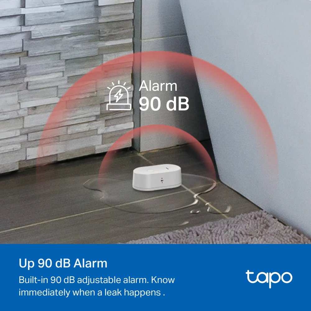 Tapo T300 | Smart Water Leak Sensor, 90dB Alarm, IP67 Waterproof - Image 5