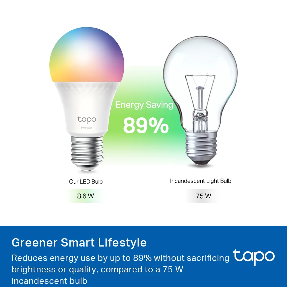 Tapo L535E | Smart Wi-Fi Light Bulb, E27 Base, Multicolour - Image 6