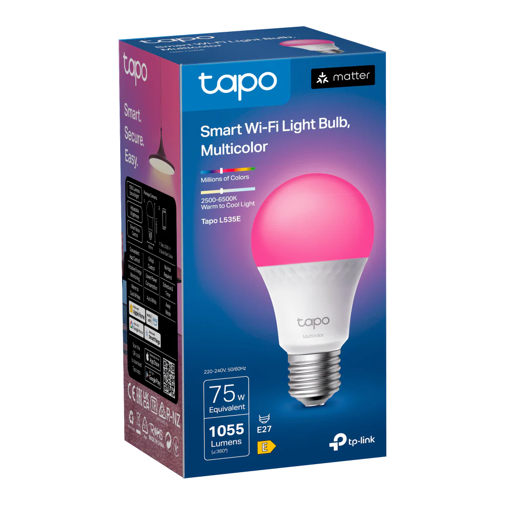 Tapo L535E | Smart Wi-Fi Light Bulb, E27 Base, Multicolour - Image 8