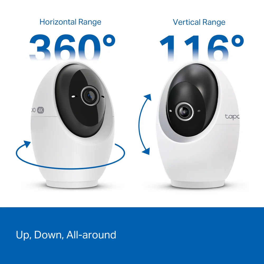 Tapo AI Full-Coverage Security Kit – 4K | 4 Cameras + 4 Sensors - Image 8
