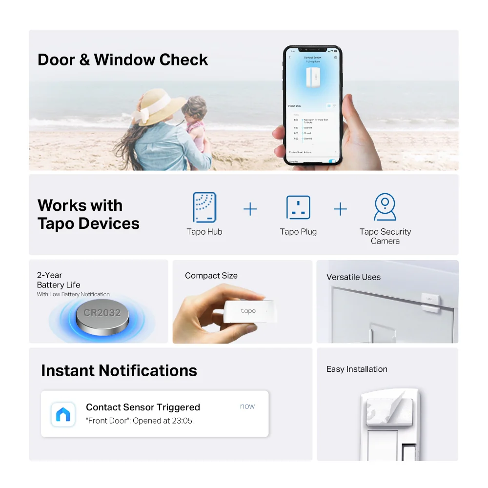Tapo AI Full-Coverage Security Kit – 4K | 4 Cameras + 4 Sensors - Image 9