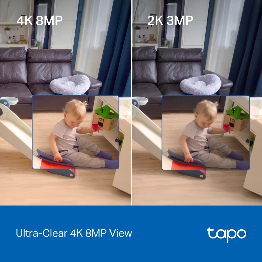 Tapo C250 | Pan/Tilt AI Home Security Wi-Fi Camera, 4K 8MP, AI Detection - Image 5