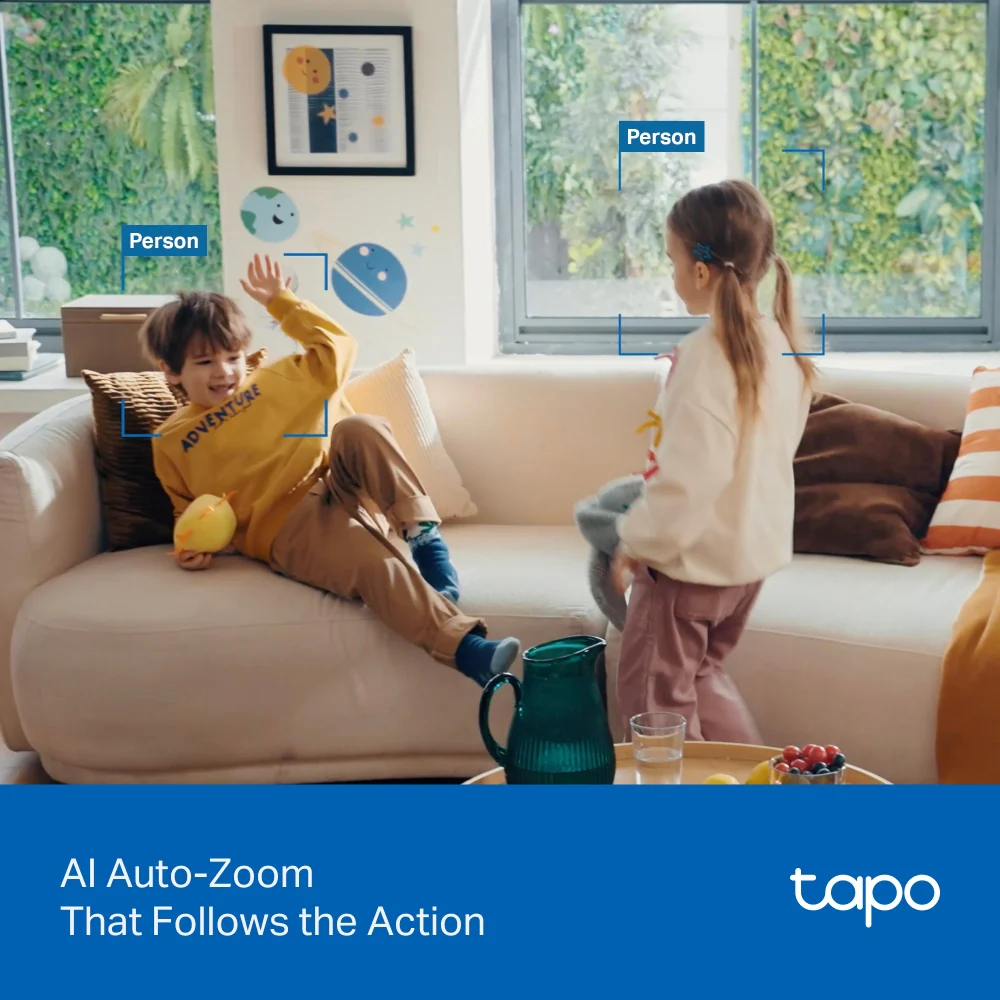 Tapo C250 | Pan/Tilt AI Home Security Wi-Fi Camera, 4K 8MP, AI Detection - Image 6