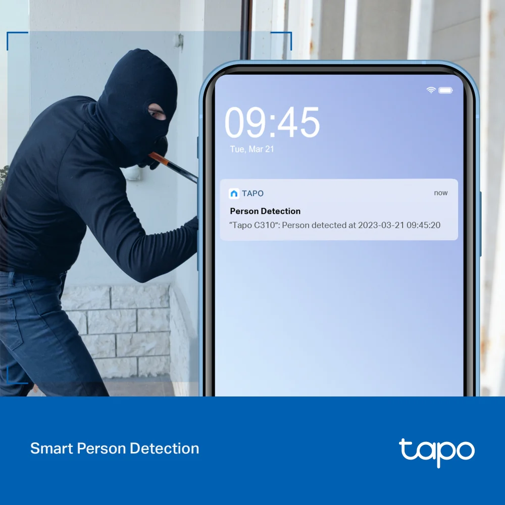 Tapo C310 | Outdoor Security Wi-Fi Camera, 2K 3MP, 24/7, Two-Way Audio, Advanced Night Vision - Image 6
