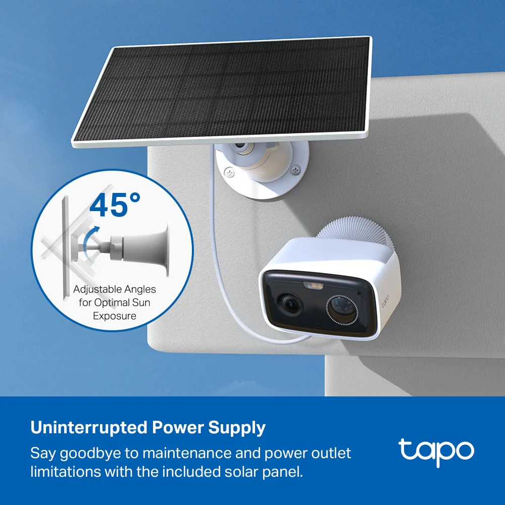 Tapo C400 KIT | Solar Security Camera Kit, 1080P, Night Vision - Image 2