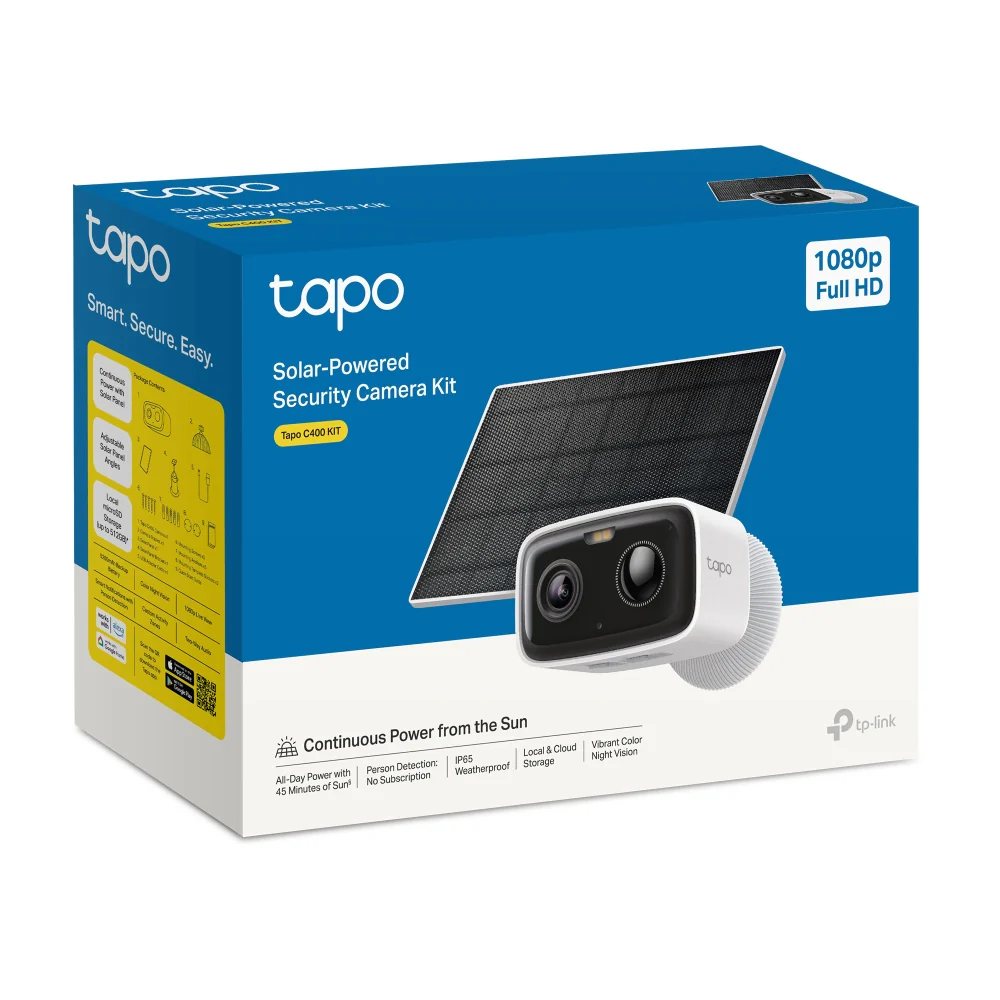Tapo C400 KIT | Solar Security Camera Kit, 1080P, Night Vision - Image 4