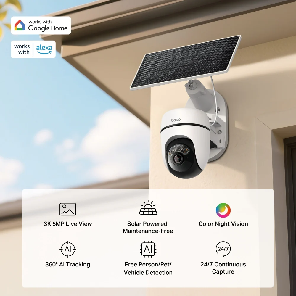 Tapo Solar Pan/Tilt Home Security Kit - Image 11