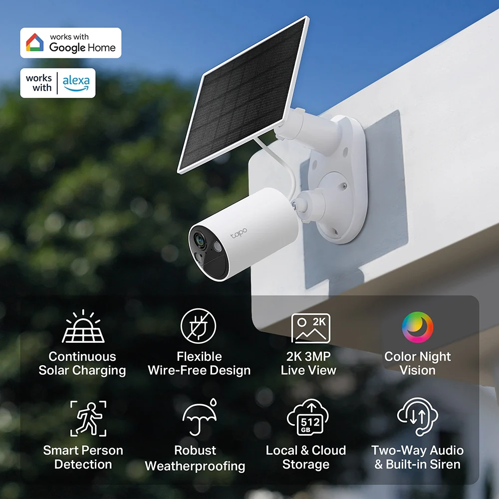 Tapo Complete Entryway Security Kit (1 Doorbell + 2 Sensors + 3 Cameras) - Image 4