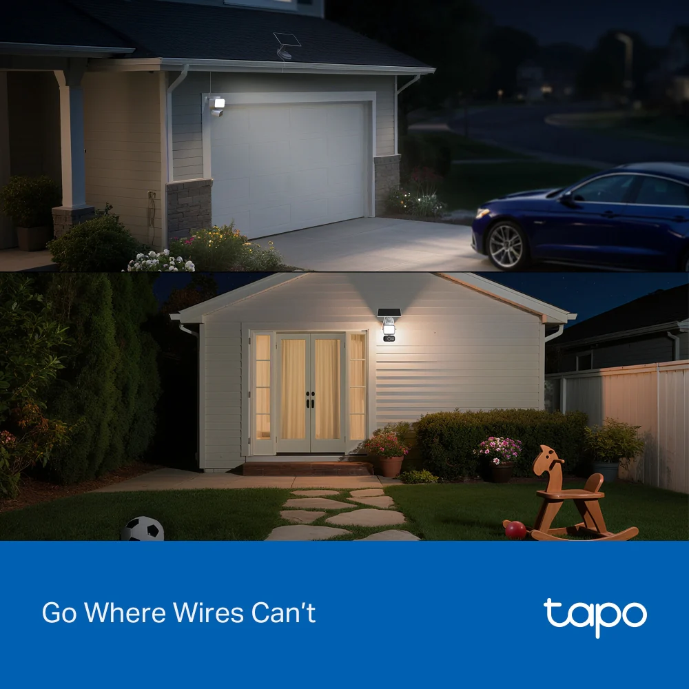 Tapo C615F KIT | Solar Floodlight Pan/Tilt Security Camera Kit, 2K 3MP, AI Tracking - Image 12