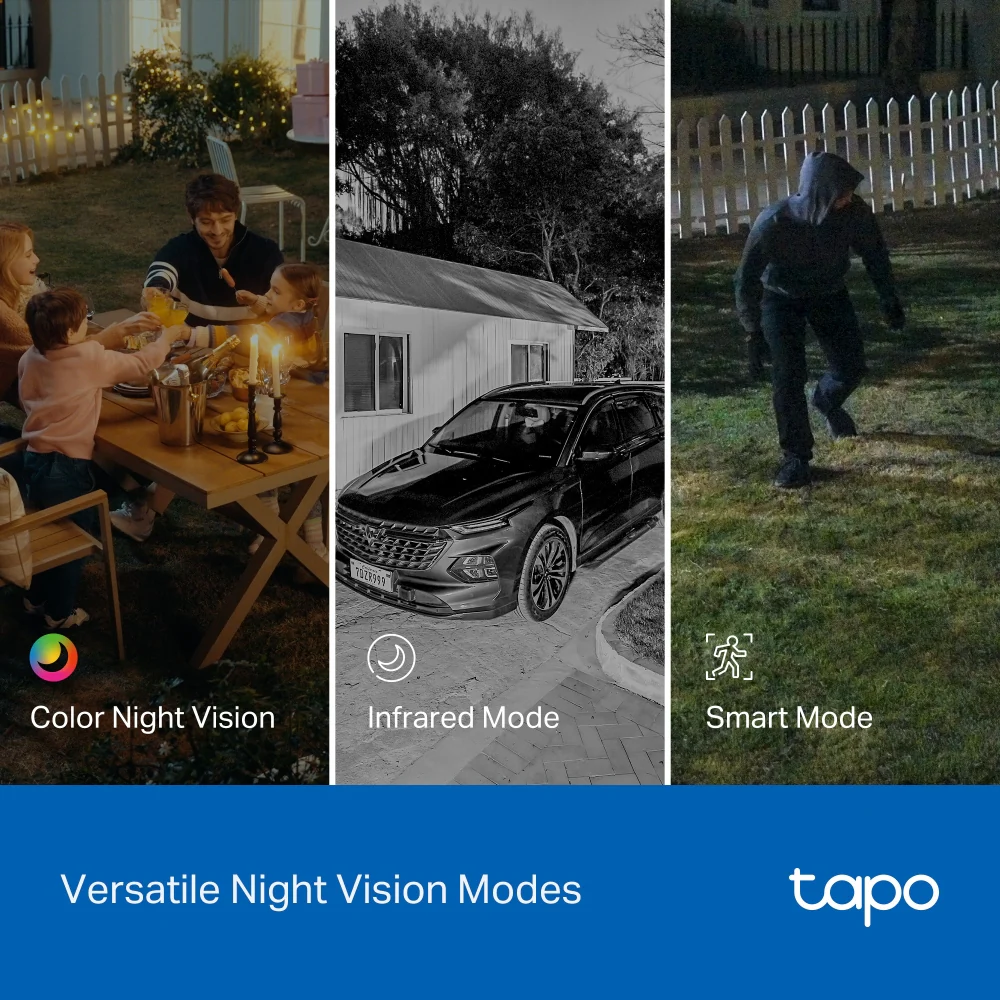 Tapo C545D | Outdoor Dual-Lens Pan/Tilt Security Camera, Dual 2K 3MP, AI Detection - Image 9