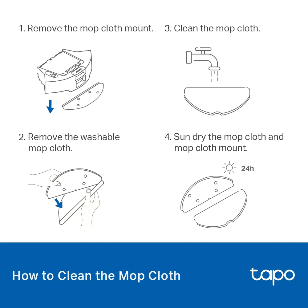 Tapo Robot Vacuum 1-Year Replacement Kit, Compatible with Tapo RV20/30 Max Plus White - Image 10