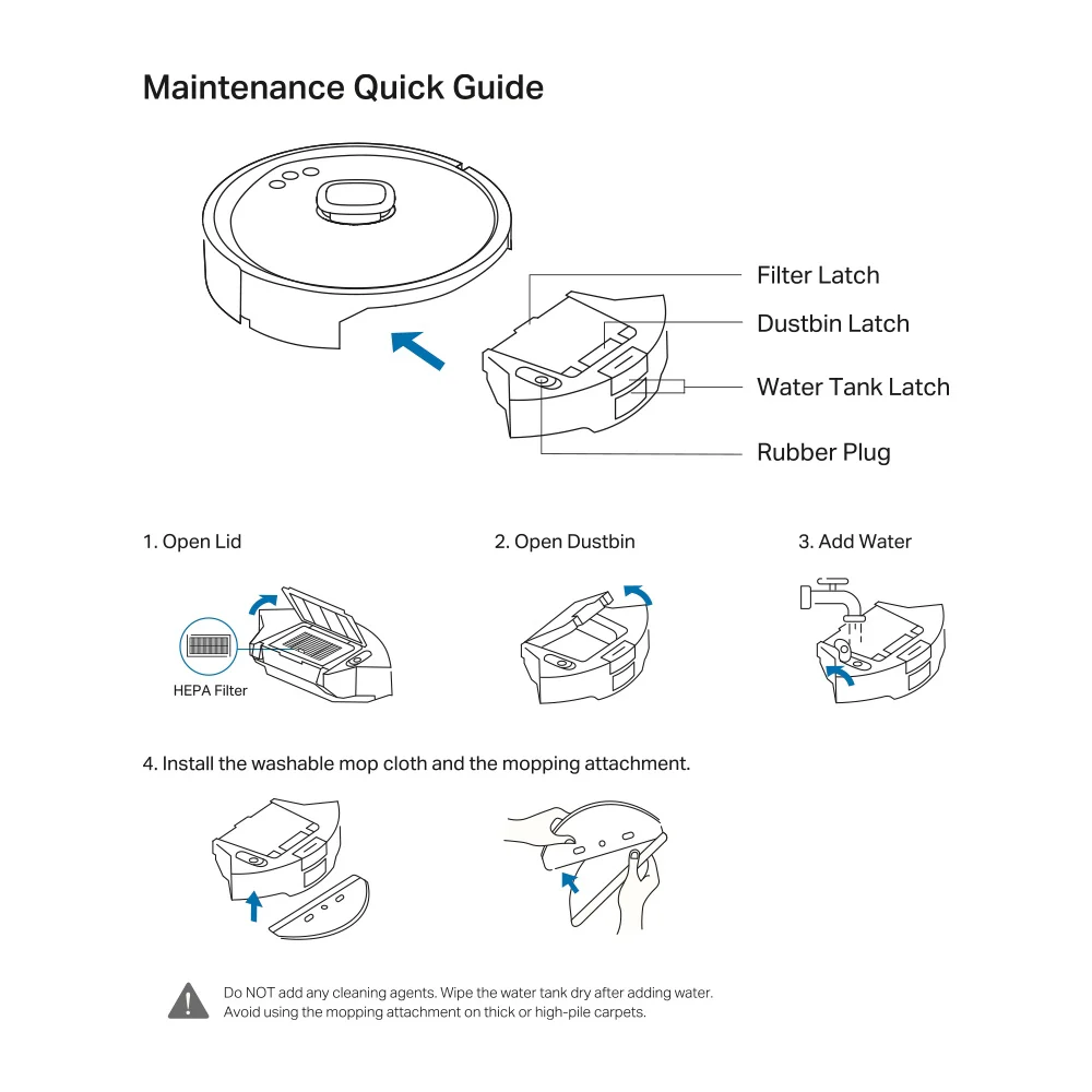 Tapo Robot Vacuum 1-Year Replacement Kit, Compatible with Tapo RV30 Max White - Image 15