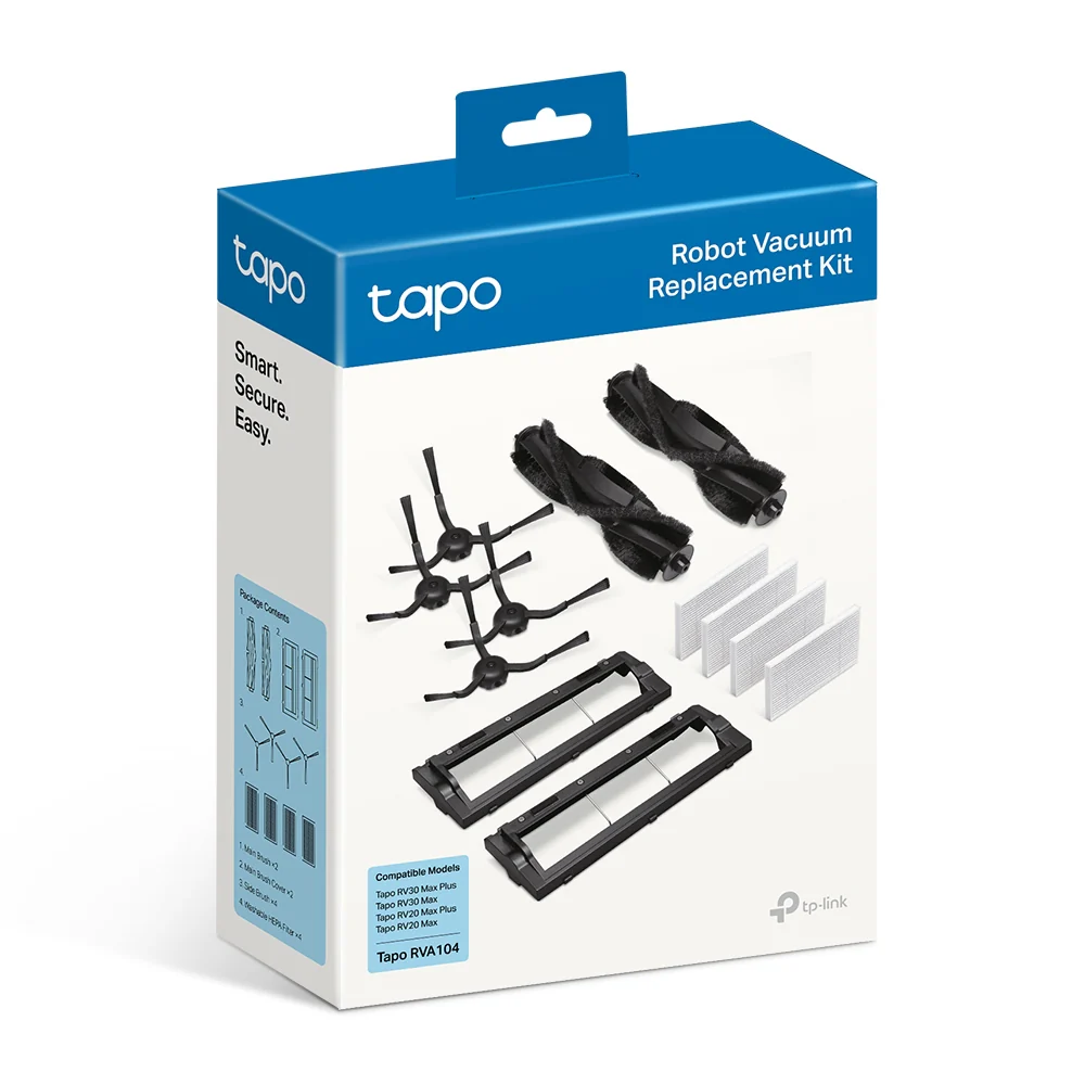 Tapo RVA104 | Robot Vacuum Replacement Kit, Compatible with RV30 & RV20 Series - Image 6