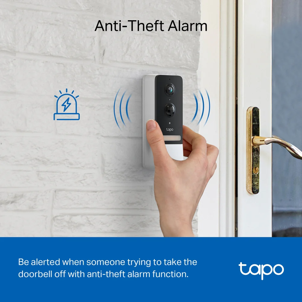 Tapo D230S1 | Smart Battery Video Doorbell, 2K 5MP, Colour Night Vision - Image 11