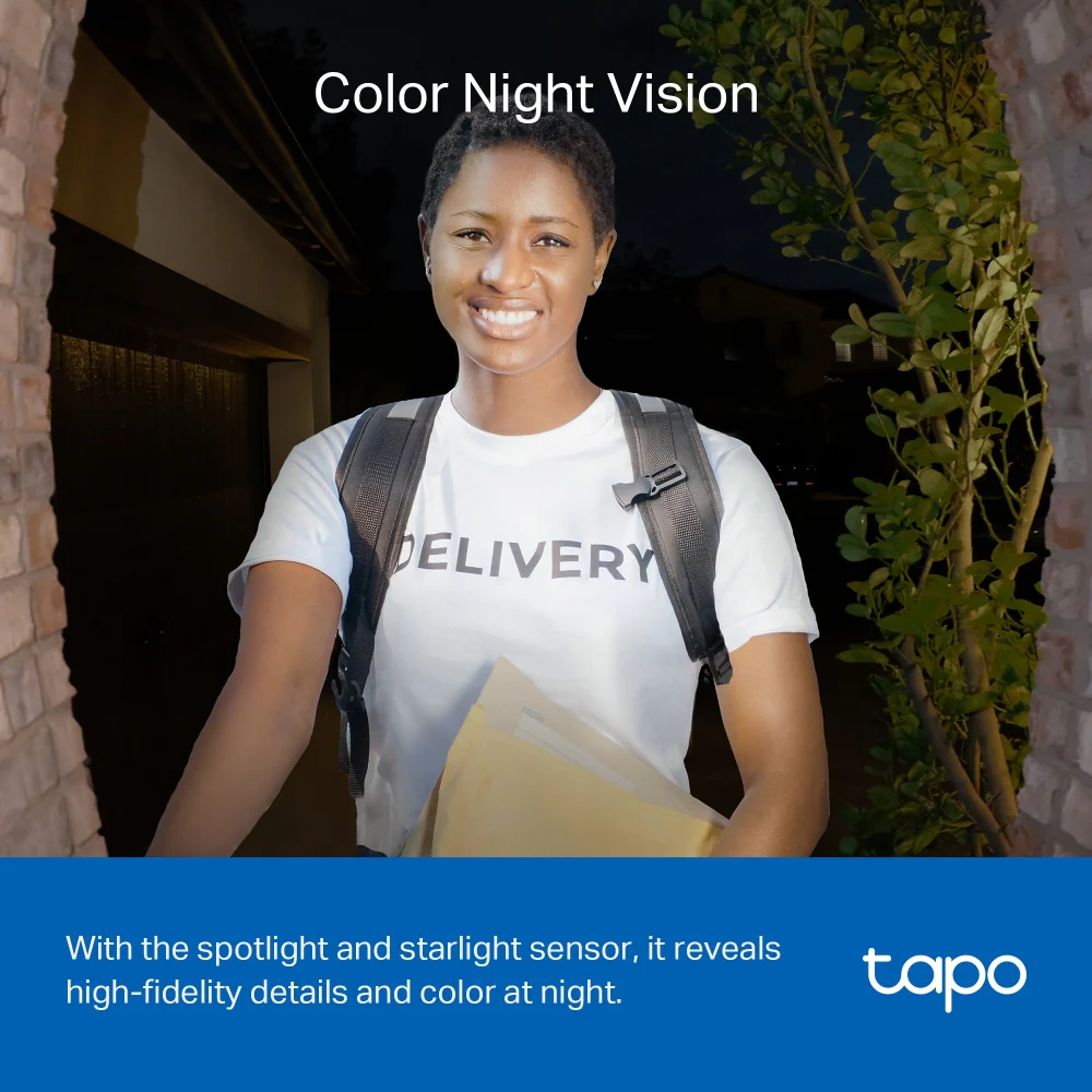 Tapo D230S1 | Smart Battery Video Doorbell, 2K 5MP, Colour Night Vision - Image 5