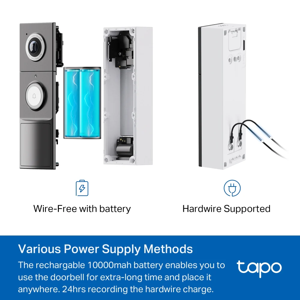 Tapo D235 | Video Doorbell Camera, 2K 5MP, Full Colour Night Vision - Image 4