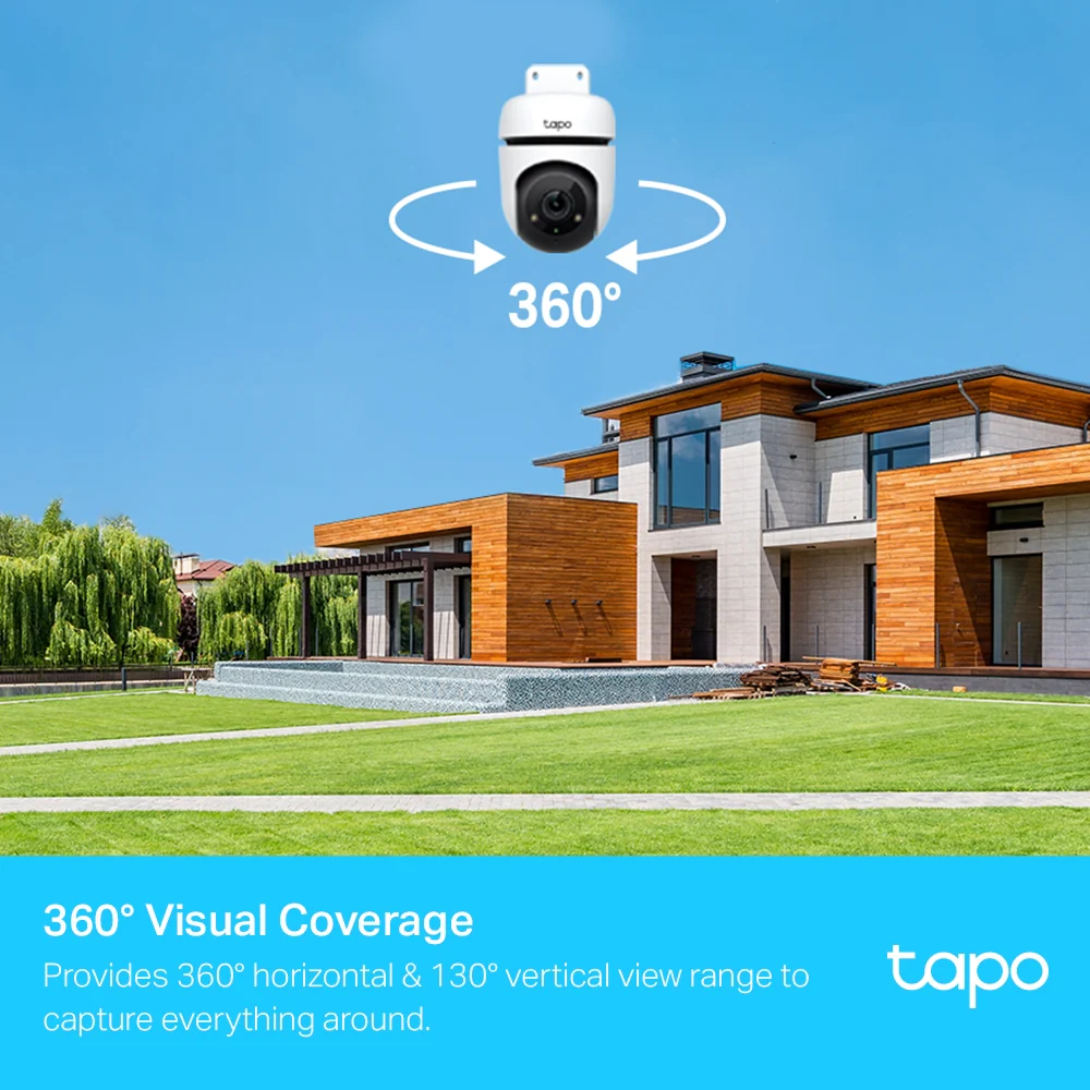 Tapo TC40 | Outdoor Pan/Tilt Security Wi-Fi Camera, 1080P Full HD, Colour Night Vision - Image 4