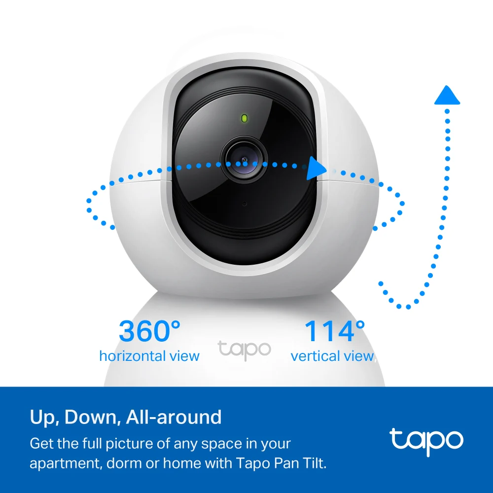 Tapo TC71 | Pan/Tilt AI Home Security Wi-Fi Camera, 2K 3MP, Pan & Tilt, Night Vision - Image 4