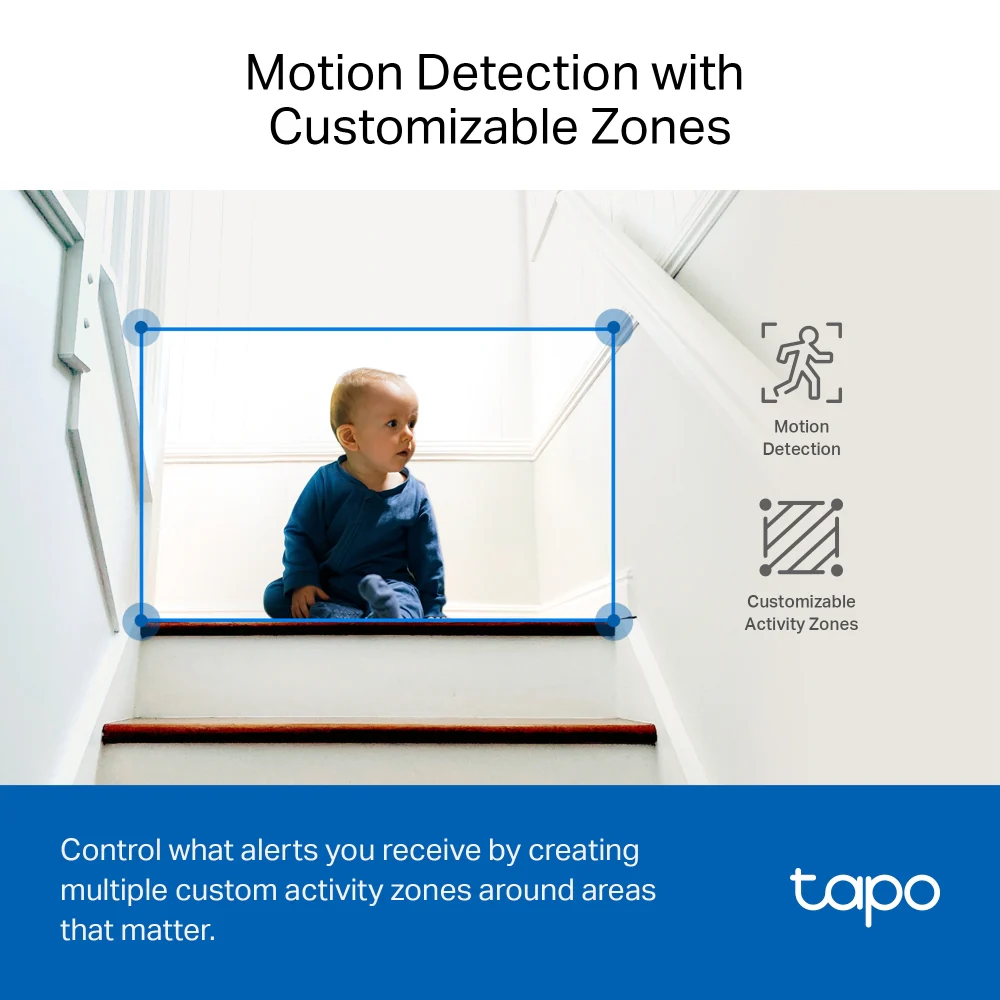 Tapo TC72 | Pan/Tilt AI Home Security Wi-Fi Camera, 2K 4MP, Pan & Tilt, Night Vision - Image 6