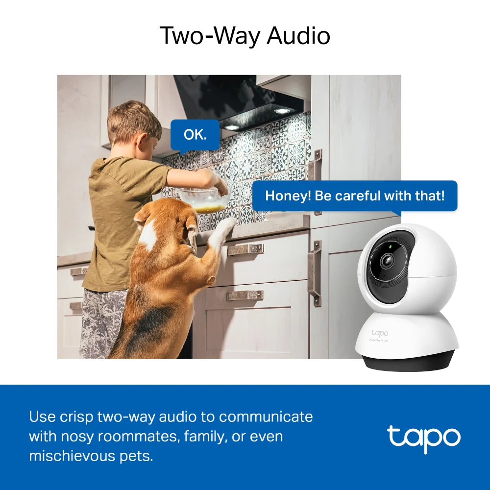 Tapo TC72 | Pan/Tilt AI Home Security Wi-Fi Camera, 2K 4MP, Pan & Tilt, Night Vision - Image 7