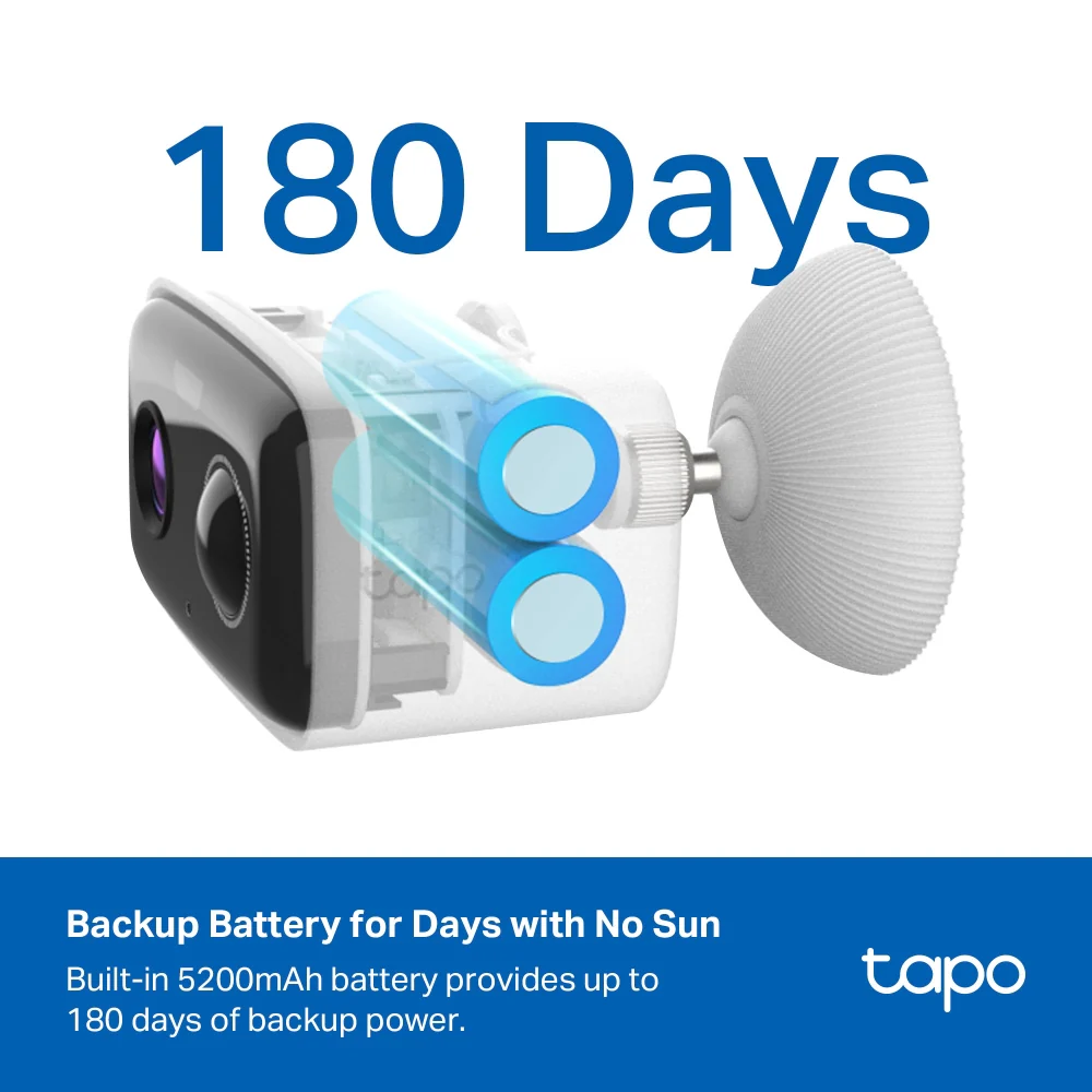 TC80 Series | Solar/Battery Camera, 1080P 2MP, Free AI Detection, Colour Night Vision - Image 9