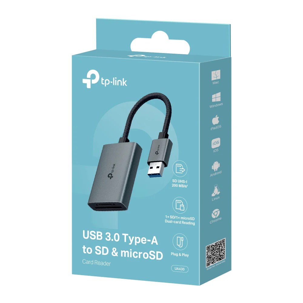 UA430 | USB-A to SD & microSD Card Reader, UHS-I, Dual Card Access - Image 9