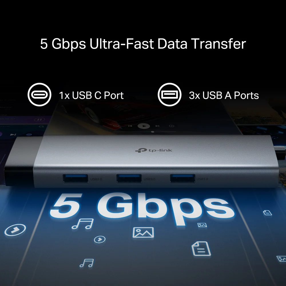 UH9120C | USB-C 9-in-1 Hub, 4K@60Hz HDMI, 100W Power Delivery - Image 8